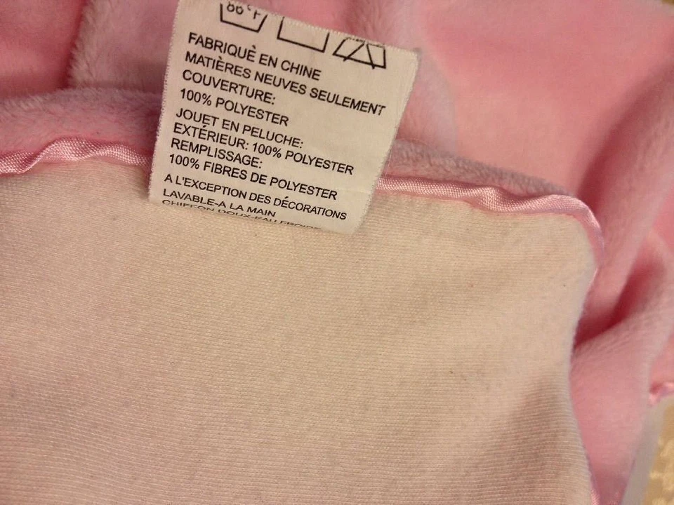 LOVEY Mantas Y y Más Allá Rosa Blanco Cachorro Perro Bebé Seguridad Manta Puntadas Foto 3 de 3