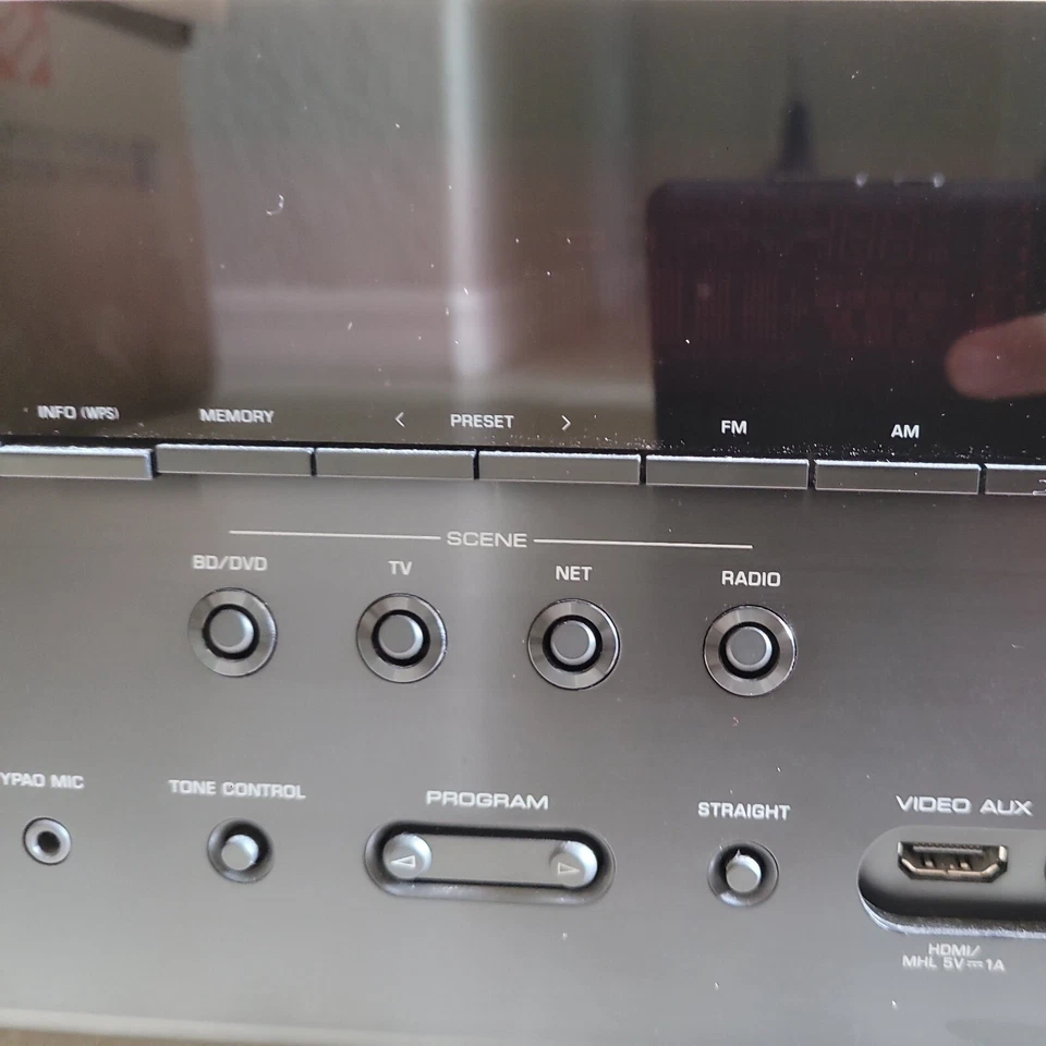 Yamaha RX-A740 7.2 Dolby AV Stereo Compatible Receiver Untested - Image 3 of 4