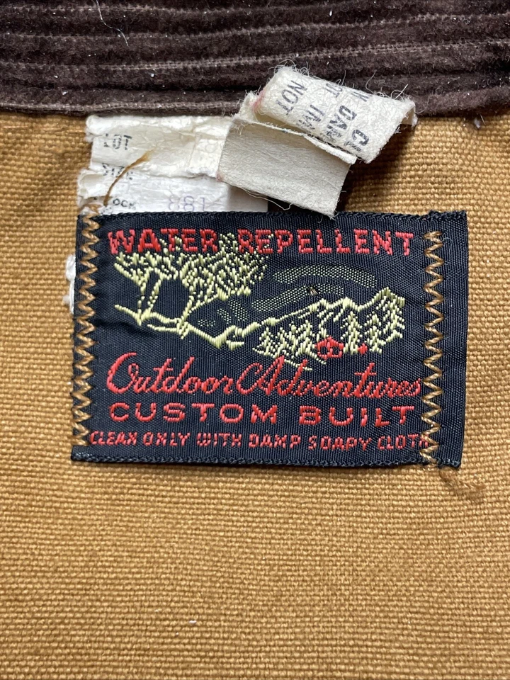 Jaqueta de caça vintage personalizada anos 70 G GG bolsos internos externos veado pato  - Imagem 2 de 4