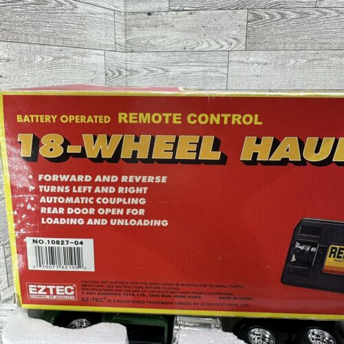 EZTEC Remote Control Semi Truck Publix 18-Wheel Hauler 18” Long Open Box Works - Picture 20 of 23
