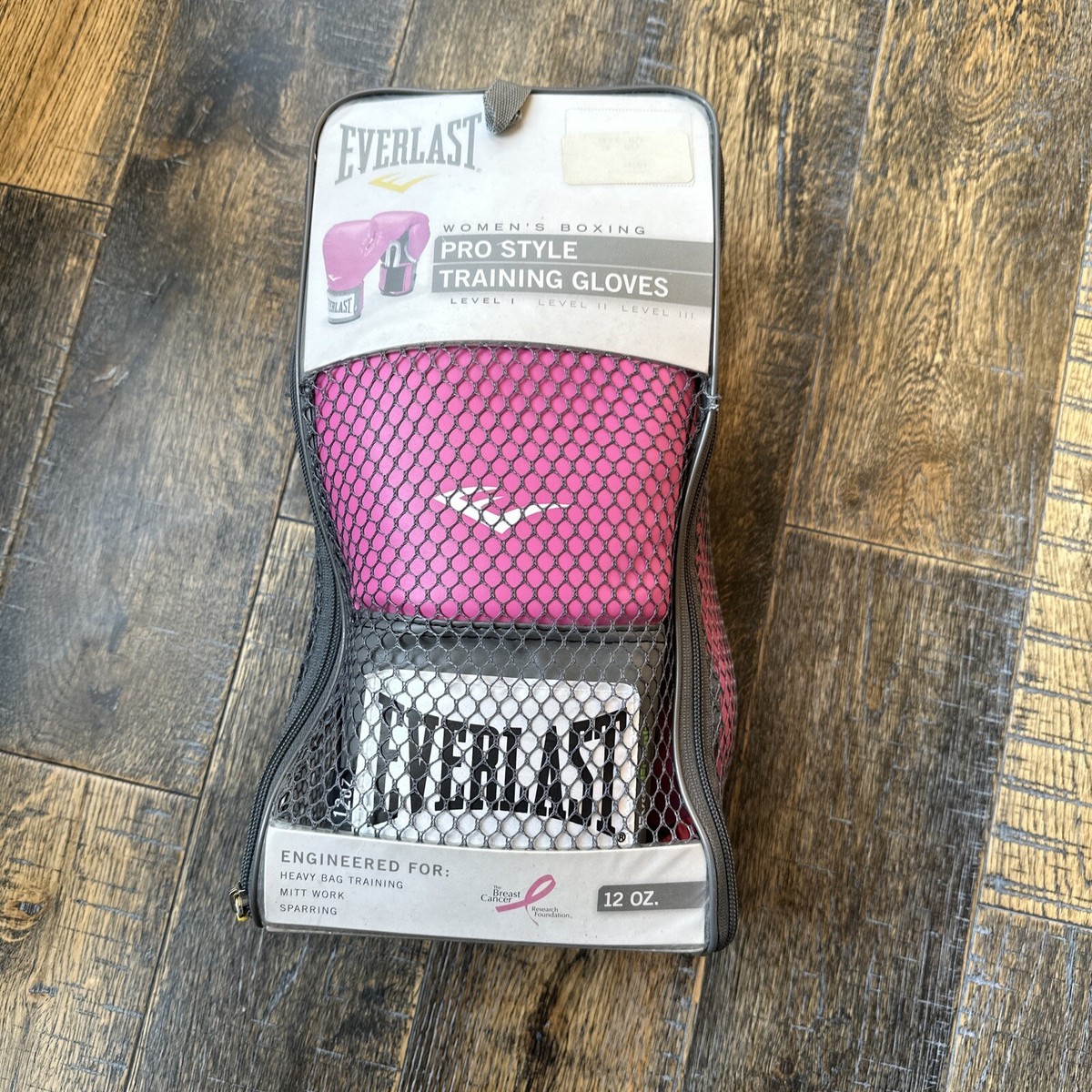 EVERLAST Pro Style Boxing Gloves Womens 12 oz. Pink Bf Mitt