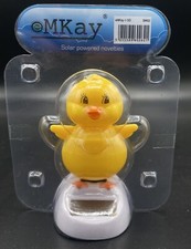 eMKay® Plastic Solar Dancing DUCK Ornament Solar Powered Car Toy for Car Office