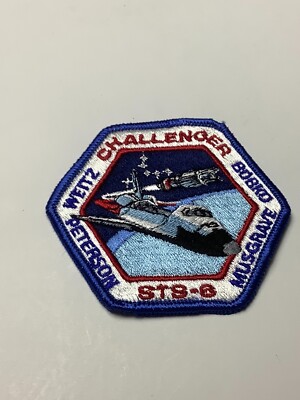 NASA Space Shuttle Challenger 1st Flight Mission Patch STS-6