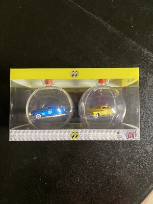 M2 Machines 1949 Mercury Custom Mooneyes Christmas Ornaments, 2 Pk, Walmart Exc