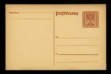 Postal Stationery Austria H&G #251 postal card Vintage 1922