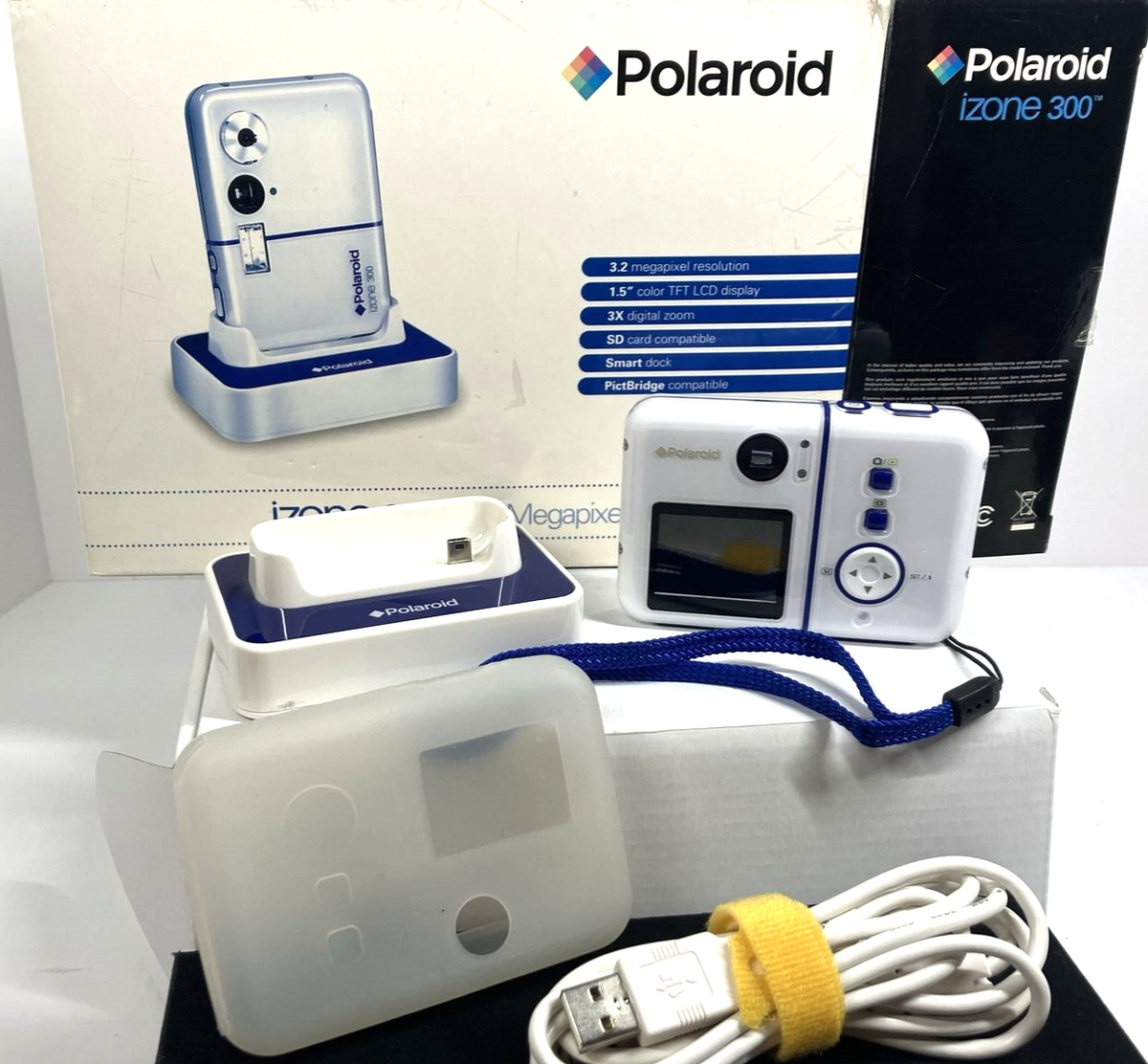 Polaroid izone 300 Instant Digital Camera | 3.2 Megapixels | White