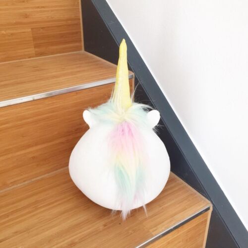 EinhornLiebe Door Stopper Unicorn Door Bag White (17x28x16cm) Wall Buffer - Bild 4 von 4