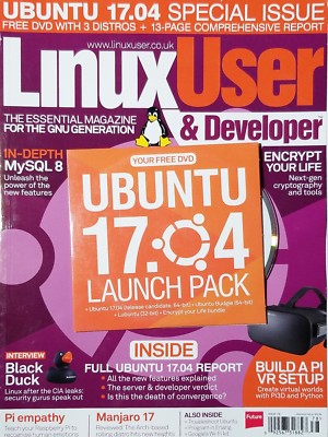 LINUX USER & DEVELOPER MAGAZINE,  ISSUE 178   UBUNTU 17.04 SPECIAL ISSUE^