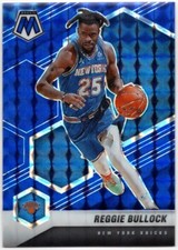 2020/21 Panini Mosaic #114 REGGIE BULLOCK BLUE MOSAIC PRIZM Parallel Card #17/99