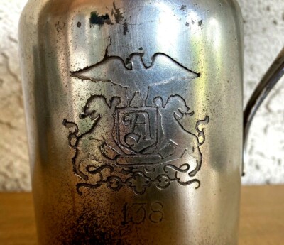 Vtg Reed & Barton Hotel Silver Soldered Water Jug/Pitcher 300 2P