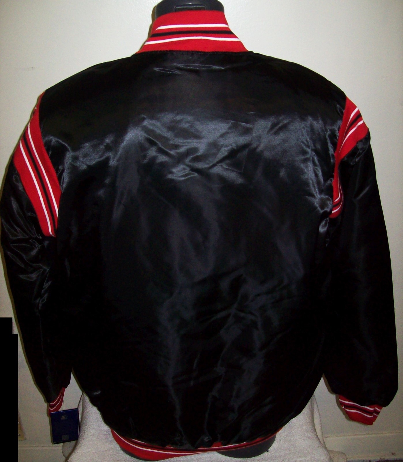 OTTAWA SENATORS NHL STARTER Satin Snap Down Jacket Traditional M L XL