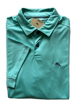 TOMMY BAHAMA Mens Polo Shirt Performance Green Short Sleeve NWT MEDIUM