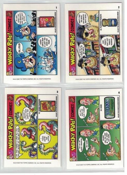 月刊WACK定期購読全巻セット カード付き 2022 Wacky Packages All New Monthly Series DECEMBER WACKY