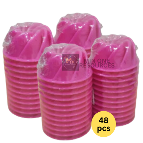 48 Stück Mini Muffin Gelee Form für Kue Puto Ayu Wüstenform Dampfkuchen - Bild 6 von 6