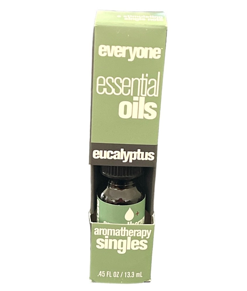 Everyone Essential Oils Eucalyptus Aromatherapy Singles .45 Oz New