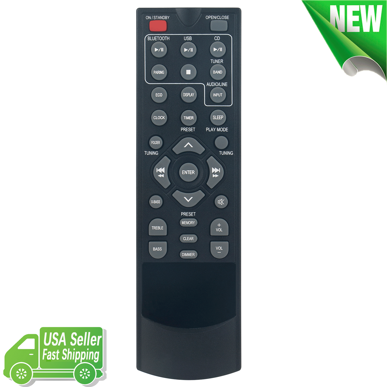 RRMCGA424AWSA Replacement Remote Control for Sharp Audio System eBay