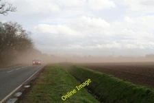 Photo 6x4 Topsoil takes to the air: Coningsby to New York Road, 2006 Moor c2006