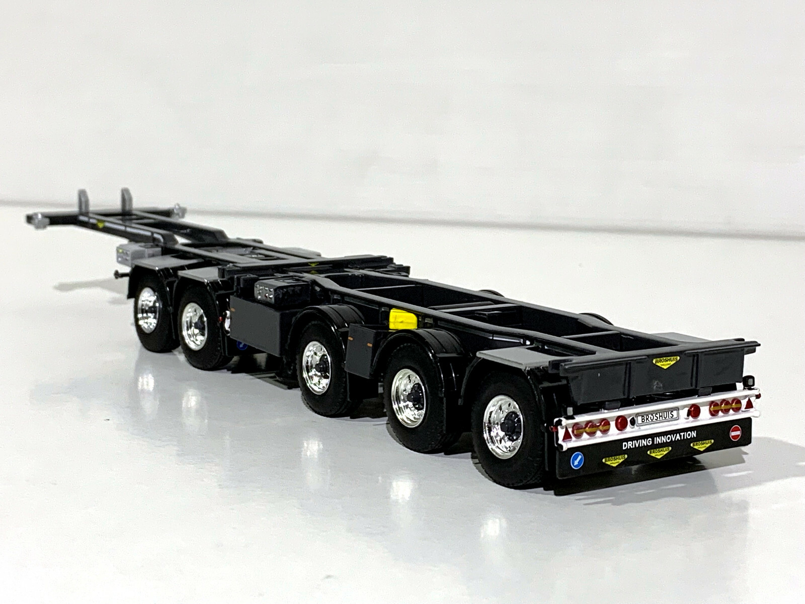 MODELLI CAMION WSI, RIMORCHIO COMBINATO 2CONNECT 2+3 ASSI PER CONTAINER "BROS...