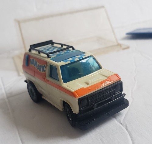 vintage 1977 Ideal TCR Van - Atic Jam Slot Less Car in box - Afbeelding 2 van 5