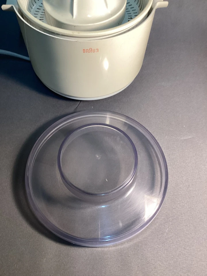 EXPRIMIDOR DE CÍTRICOS MARRÓN VINTAGE DISEÑO ERA ESPACIAL MODELO MPZ1 1965 ALEMANIA. R. BLANCO. Foto 3 de 4