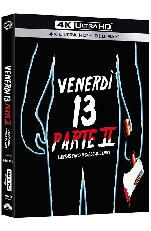VENERDÌ 13 PARTE 2 – L'ASSASSINO TI SIEDE ACCANTO - ITA – ENG – 4K + BLU-RAY