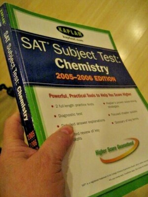 NEW KAPLAN College SAT Subject Test: Chemistry BOOK 2005-2006 Ed Workbook SC