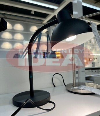 New IKEA SKURUP Black Work Lamp 40 cm (16 