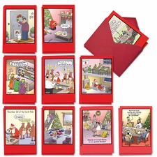 Christmas Crack-Ups: Funny Merry Christmas Assorted Set Of 20 Cards