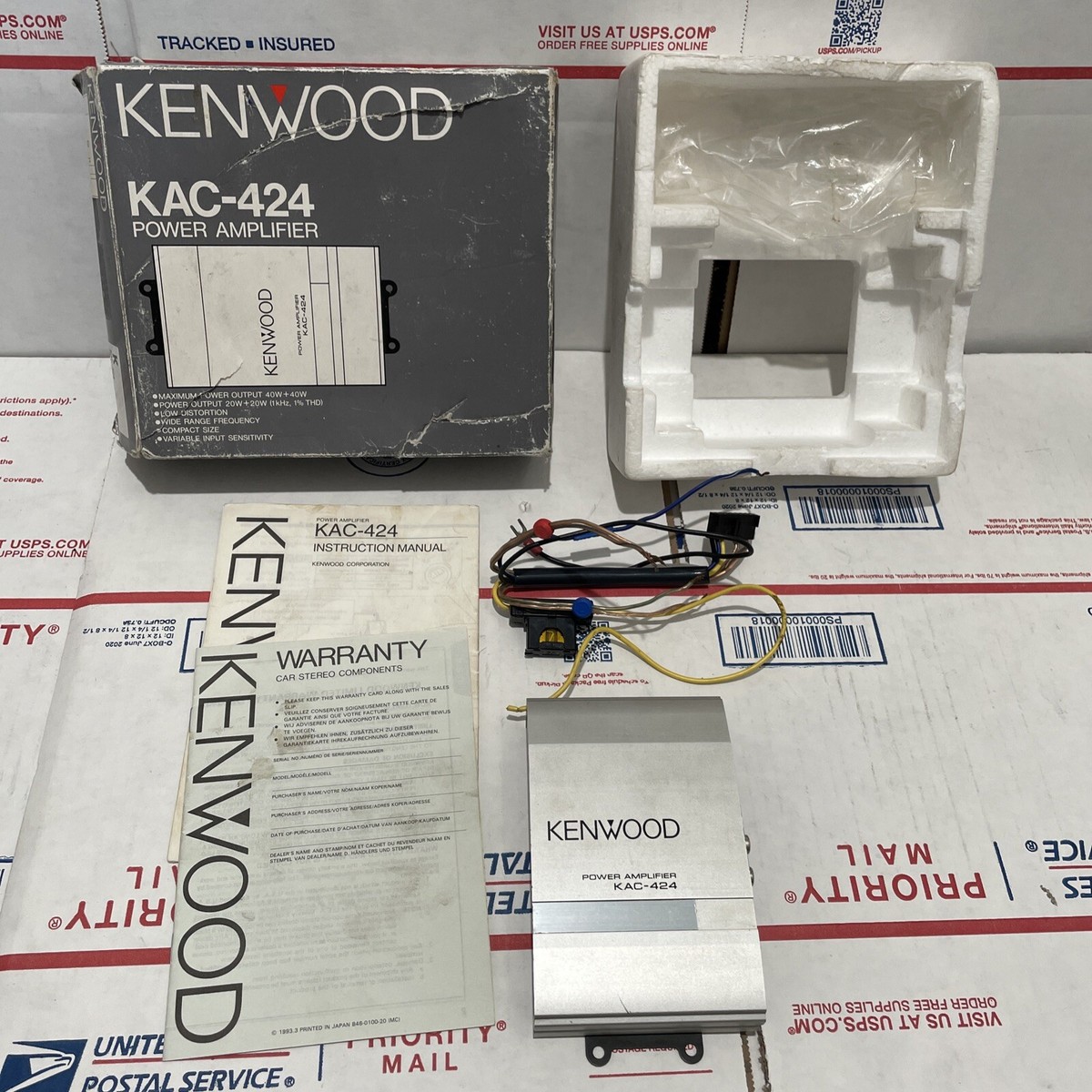 KENWOOD KAC 424 POWER AMPLIFIER. Original box | eBay