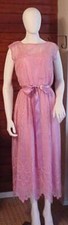 Bridesmaid Dress with Dyed-to-Match Shoes/1980s/Pink/No sash