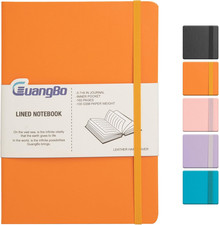 Lined Journal Notebook for Work with 160 Pages, 5.6" X 8" Hardcover Notebooks Jo