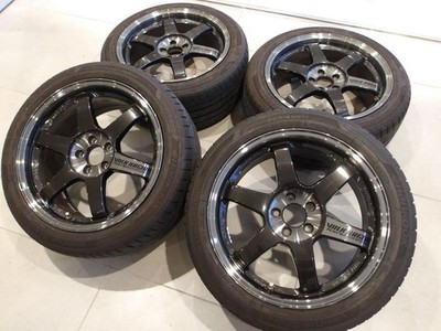 JDM H forging RAYS TE37 SL 2023 model excellent tread 17 5H100 8.5J+45 No Tires