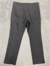 Quince Ultra-Stretch Ponte Straight Leg Pant Black Womens XL Pull On Pants