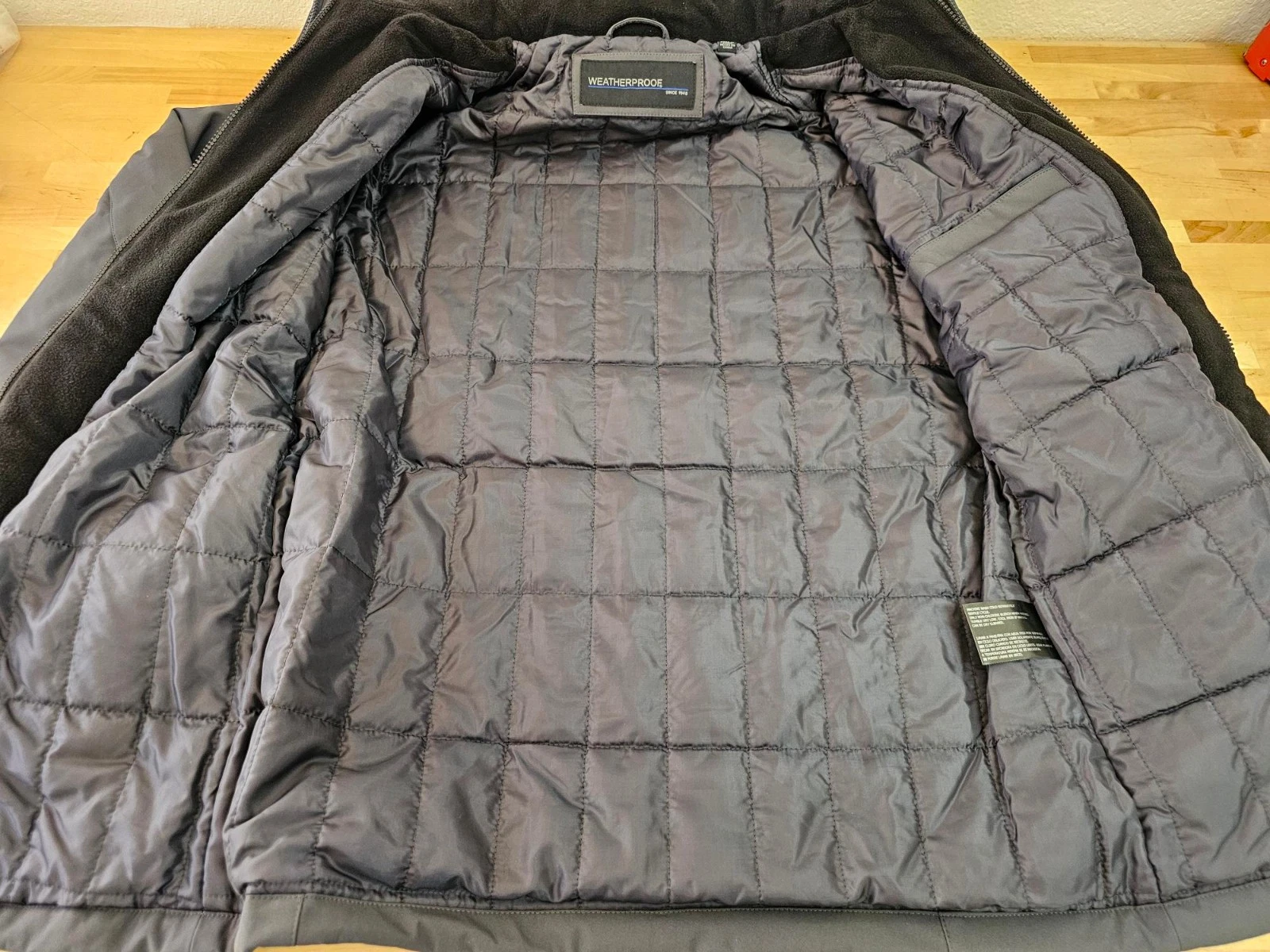 Weatherproof Men's Stretch Ultratech Windproof Winter Jacket Grey MD / MEDIUM image 5
