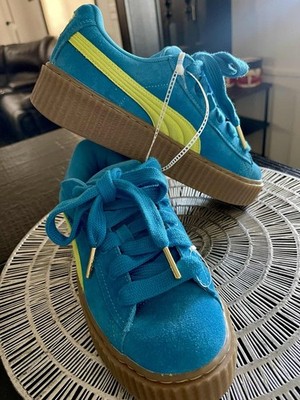 puma shoes rihanna blue women