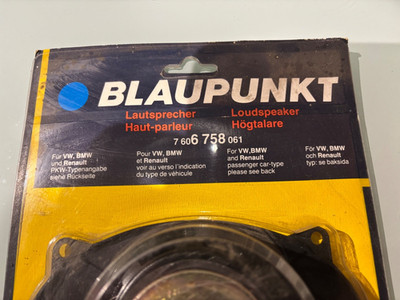 Original Blaupunkt Lautsprecher-Set für BMW E24 (633CSi / 635CSi)  Vintage-Klang