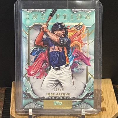 2025 Topps Inception Jose Altuve #38 Green  27/75 Houston Astros
