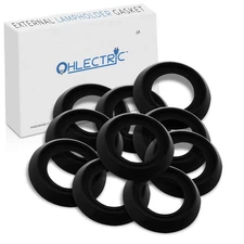 OHLECTRIC 10 Pack - External Lampholder Gasket - Round Weatherproof for PAR L...