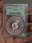 1939- D Mercury Dime PCGS MS65 OGH