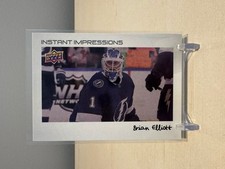 2022-23 Upper Deck Instant Impressions #PZ12 Brian Elliott - NHL Hockey Card