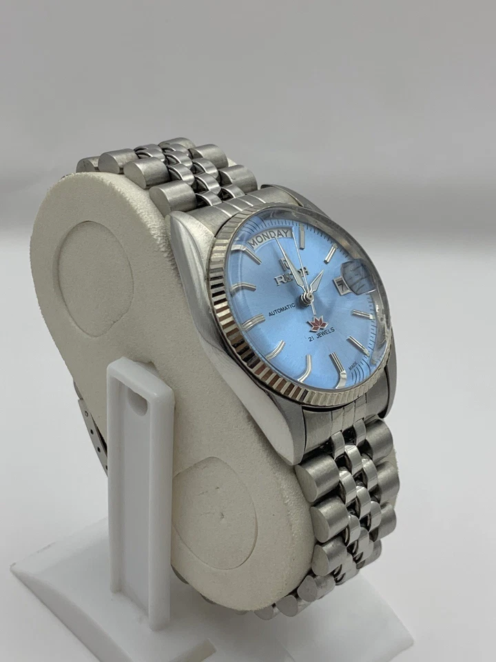 Автоматические мужские наручные часы Ricoh President 061121 21 камень Япония. - Изображение 2 из 4