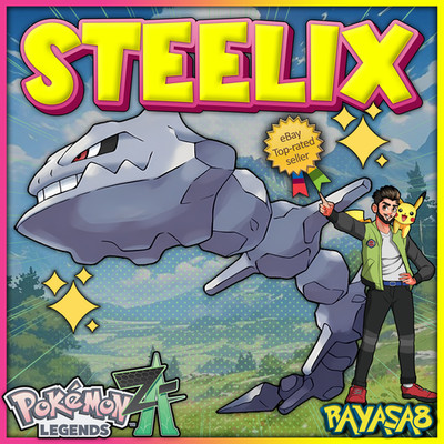 Steelix Alpha Pokemon Legends ZA 6IV Best Stats Home  Mega Evolution Shiny/Non