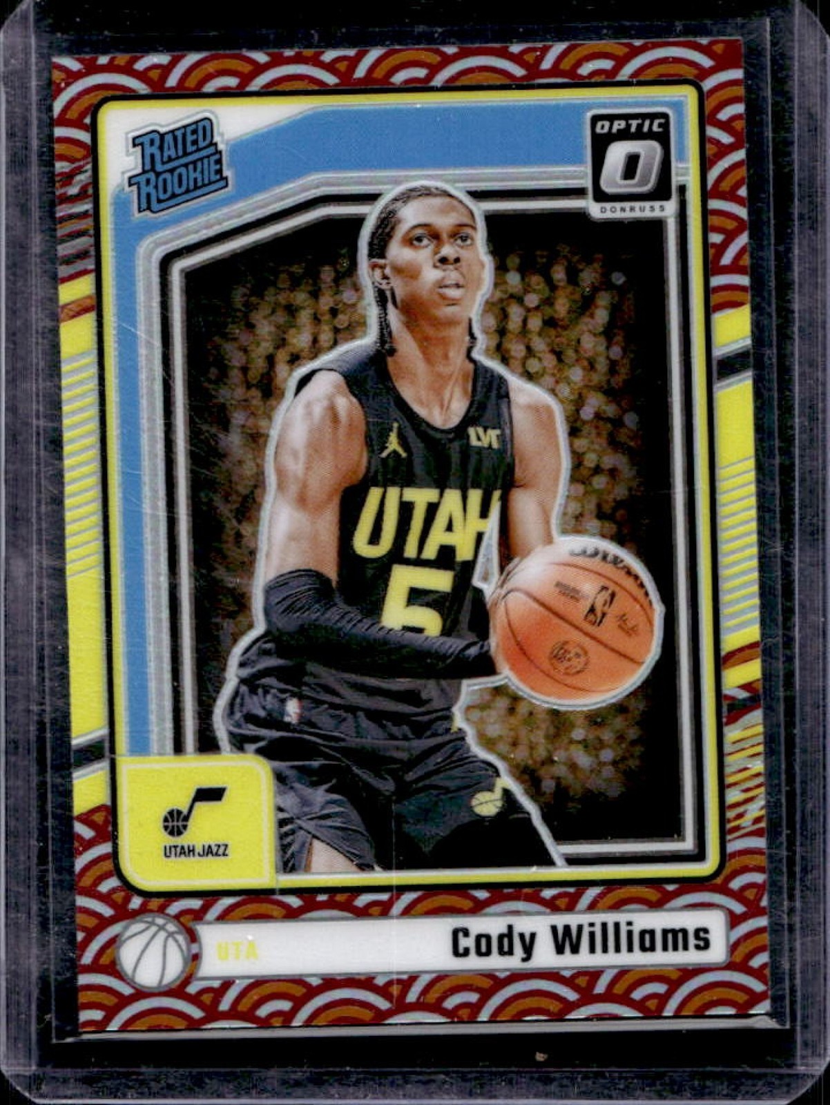 2024-25 Panini Donruss Optic Cody Williams Photon Prizm RC Rated Rookie #298