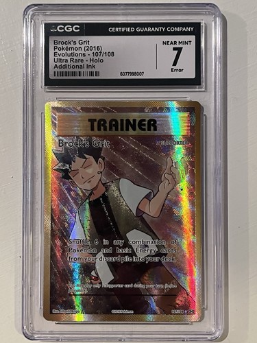 Brock's Grit graded CGC 7 for sale on eBay