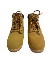 Faded Glory Ankle Lace Up Boots Size Boys 5 Wheat Work Casual Hiking Shoes