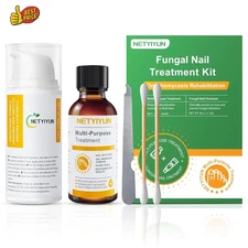 Fungal Nail Treatment Nail Care Set 1% Tolnaftate Liquid 30ml & Repair Ointment