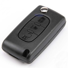 COQUE CLÉ POUR PEUGEOT 207 307 308 407 BOXER PARTNER 3 BOUTONS LAME VA2
