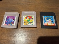 Lot of 3 Nintendo Game Boy Games – Yoshi, Tetris, Looney Tunes- Working Tested