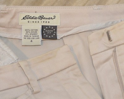 Eddie Bauer Schicke Damen Hose in beige modisch Gr. 4 (38)