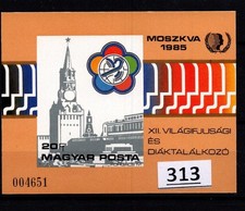 & HUNGARY - MNH - IMPERF - ARCHITECTURE - CULTURE - MOSCOW 1985